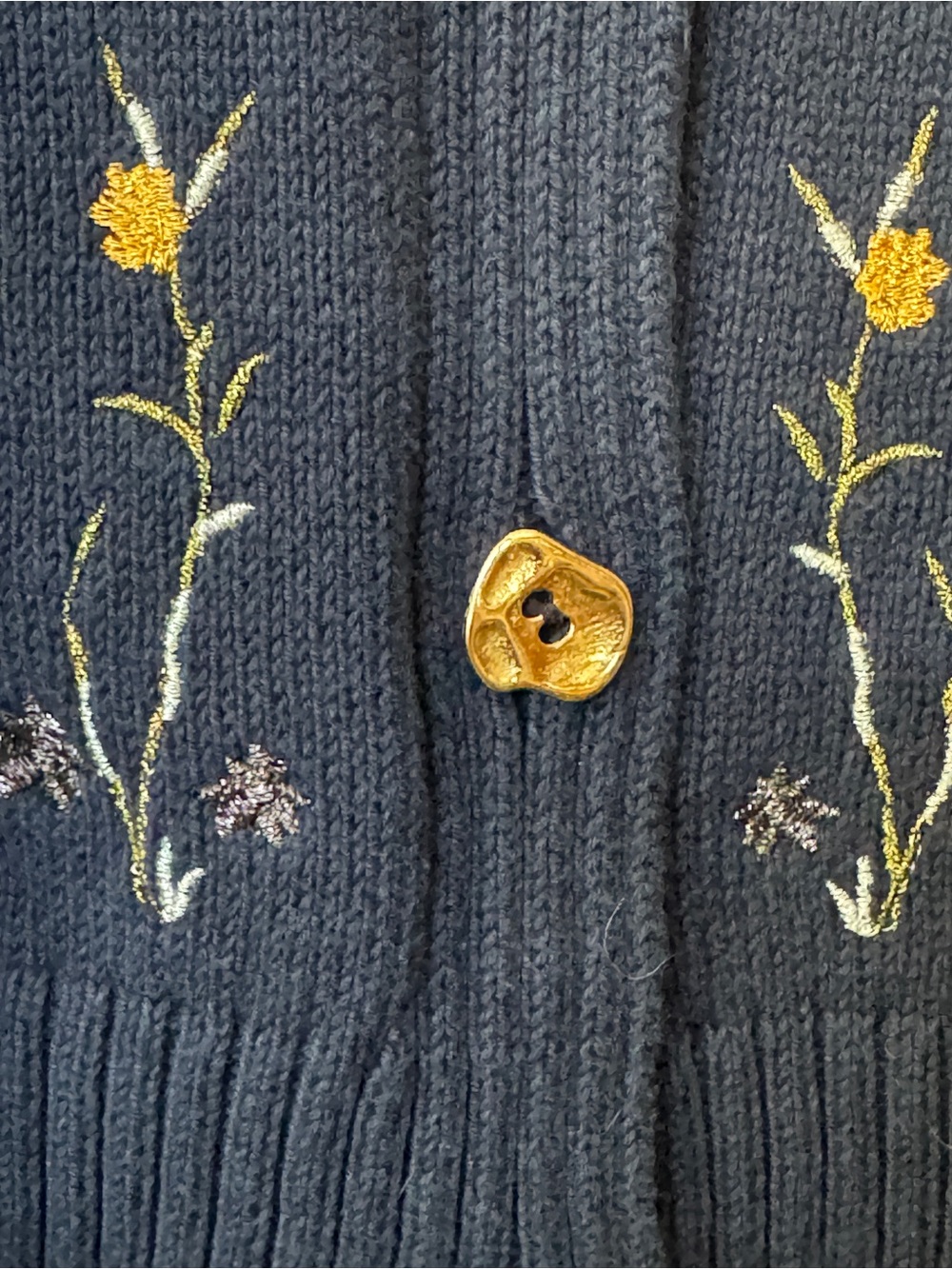 Maeve Embellished V-neck Cardigan Sweater - Picture 4 of 8